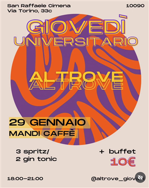 Giovedì universitario