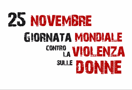 Fiaccolata per la giornata internazionale per l'eliminazione della violenza contro le donne.